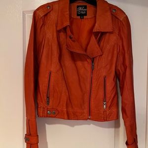 Faux leather jacket